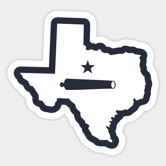 The Texas Come and Take it Sticker by FranklinPrintCo